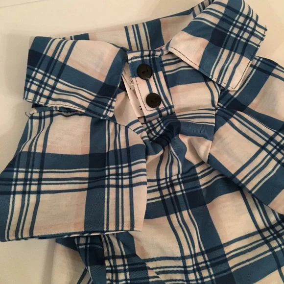 SM plaid pet shirt - Picture 2 of 3